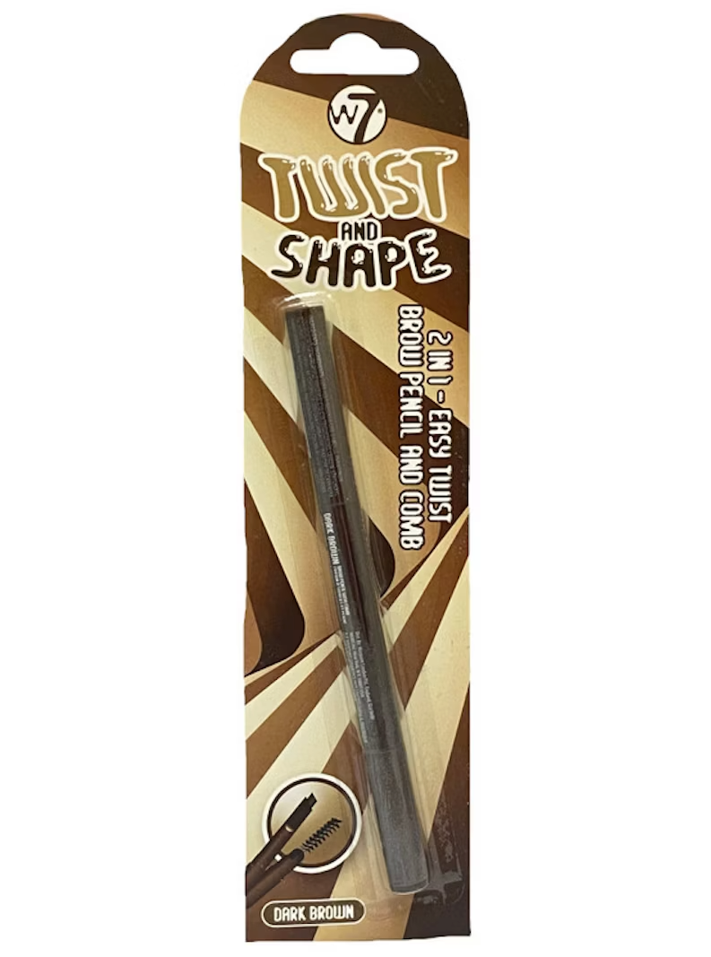 W7 COSMETICS Twist and Shape Combi Eye Brow Pencil - Dark Brown